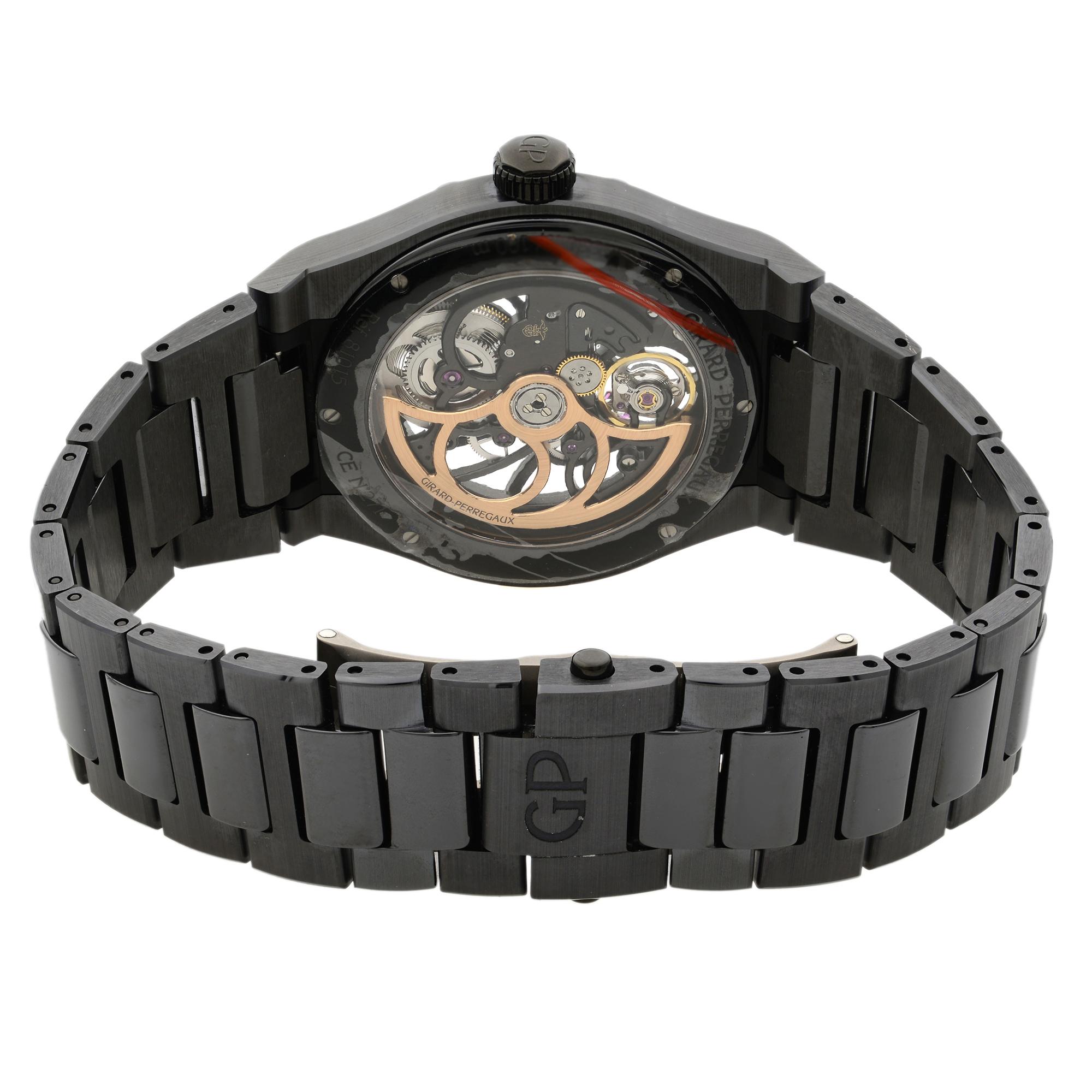 laureato chronograph automatic blue dial men's watch