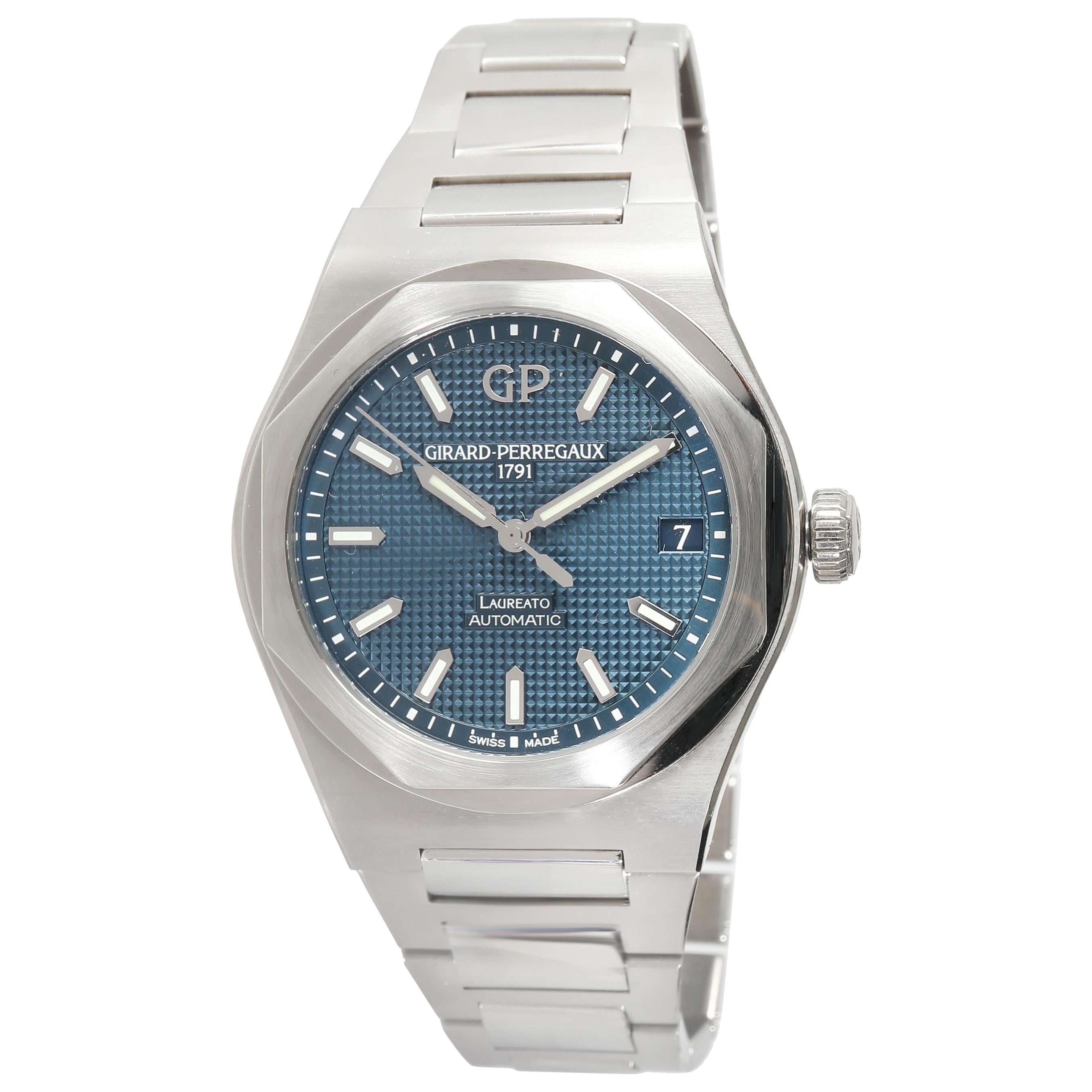 Girard Perregaux Laureto 81010-11-431-11A Herrenuhr aus Edelstahl