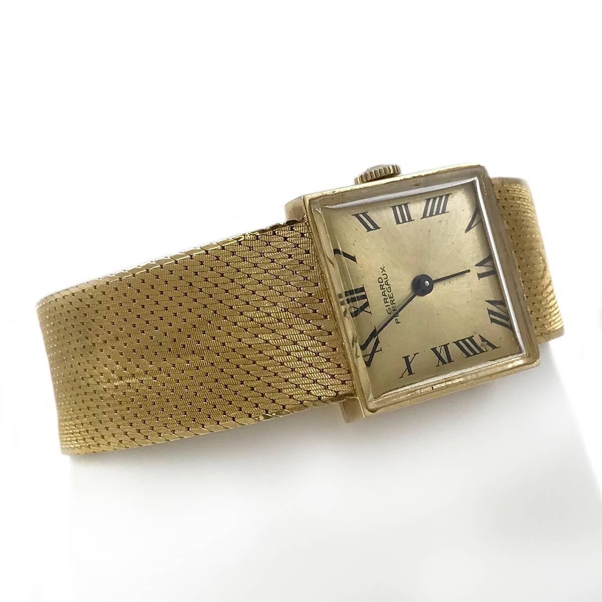 girard perregaux gold watch