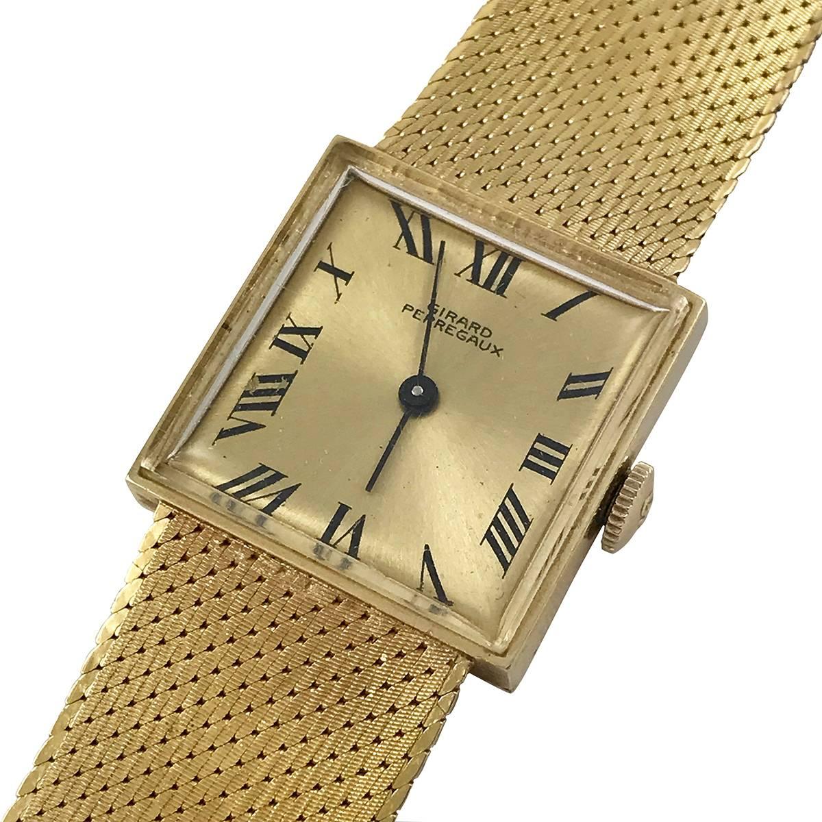 Girard Perregaux Men’s 17 Jewel Gold Vintage Watch