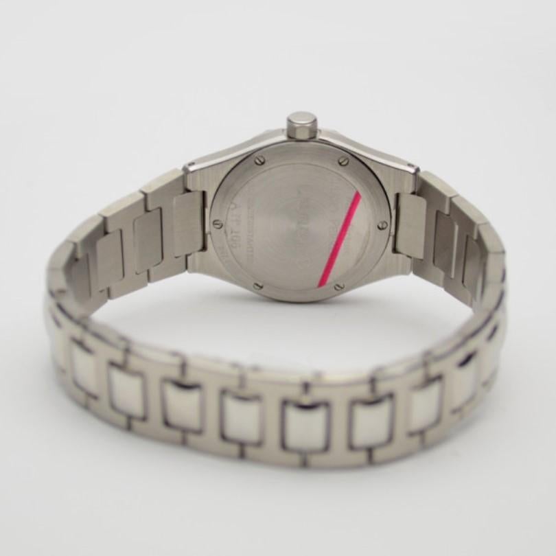 Contemporary Girard Perregaux Peach Stainless Steel Laureato Ref.8000 Womens Wristwatch 26 MM