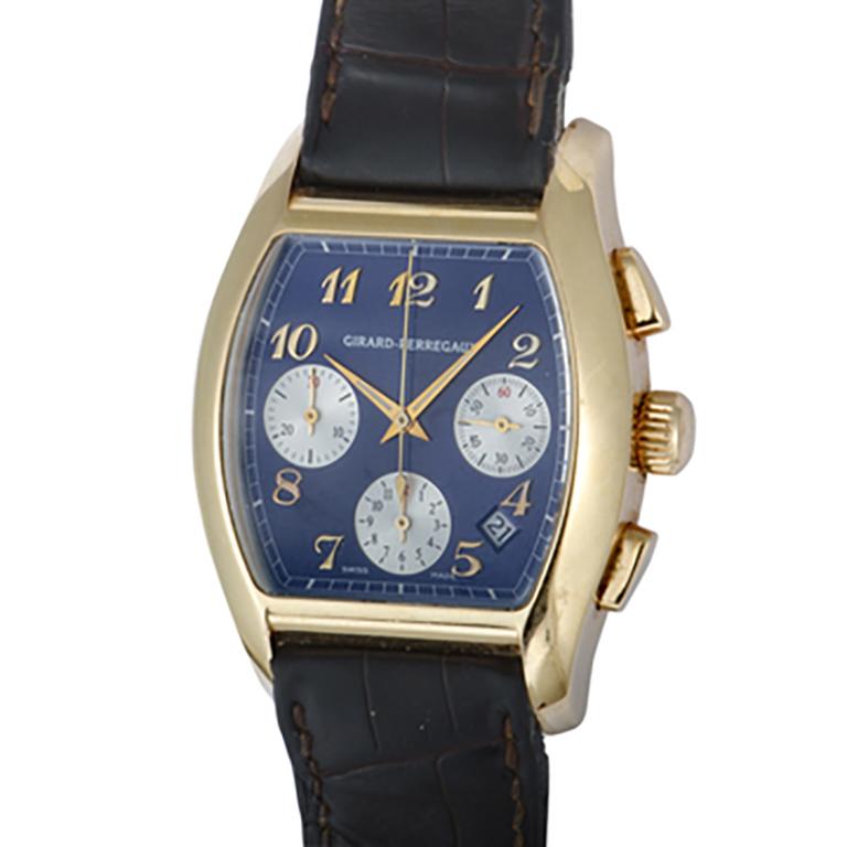 Men's Girard Perregaux Richeville Chronograph Watch 27650-52-421-BA6D