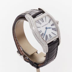 GIRARD PERREGAUX Richeville diamond bezel steel case tonneau quartz watch