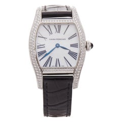 GIRARD PERREGAUX Richeville diamond bezel steel case tonneau quartz watch