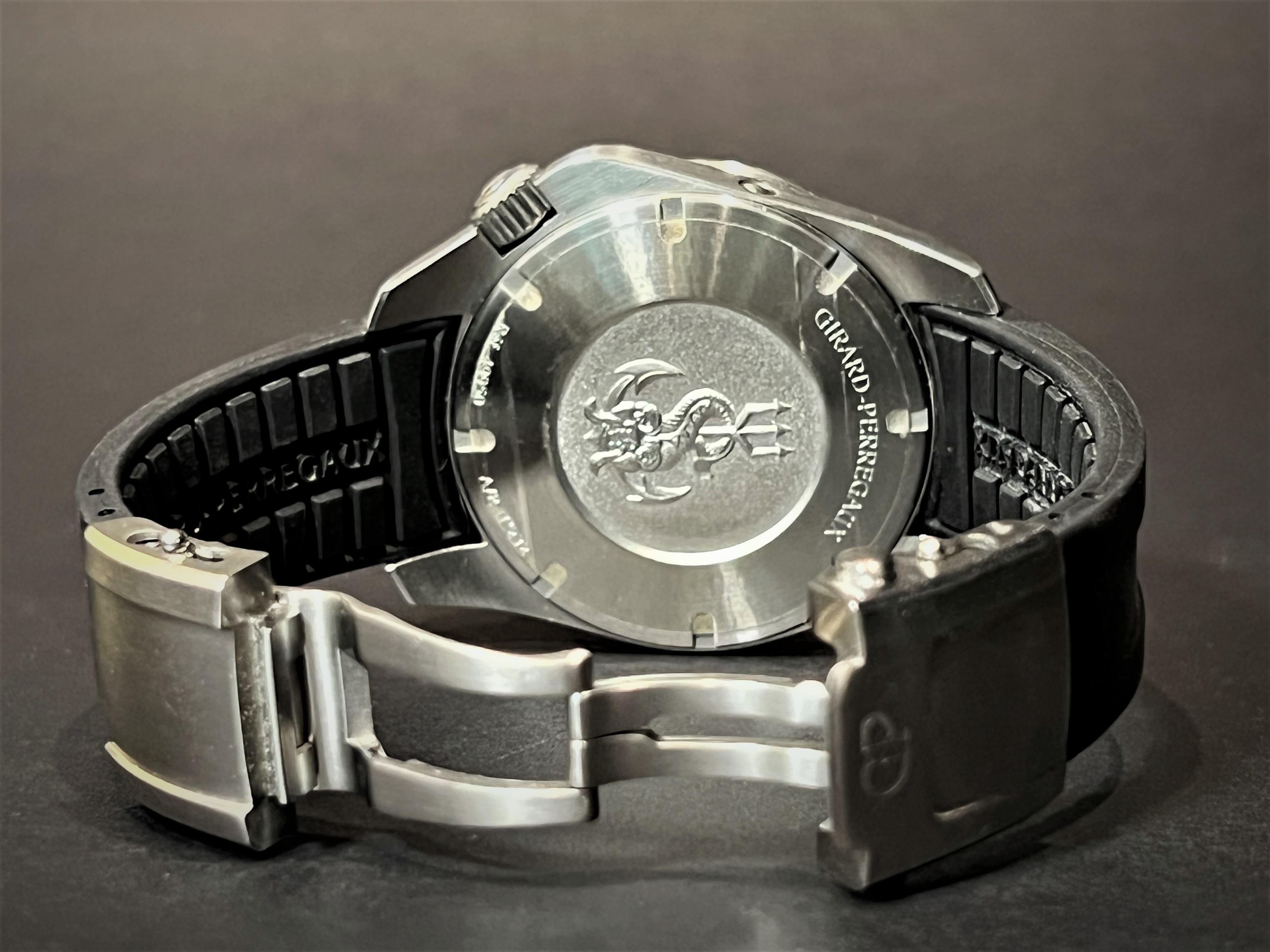 Girard Perregaux Sea Hawk 1000m Wristwatch For Sale 4