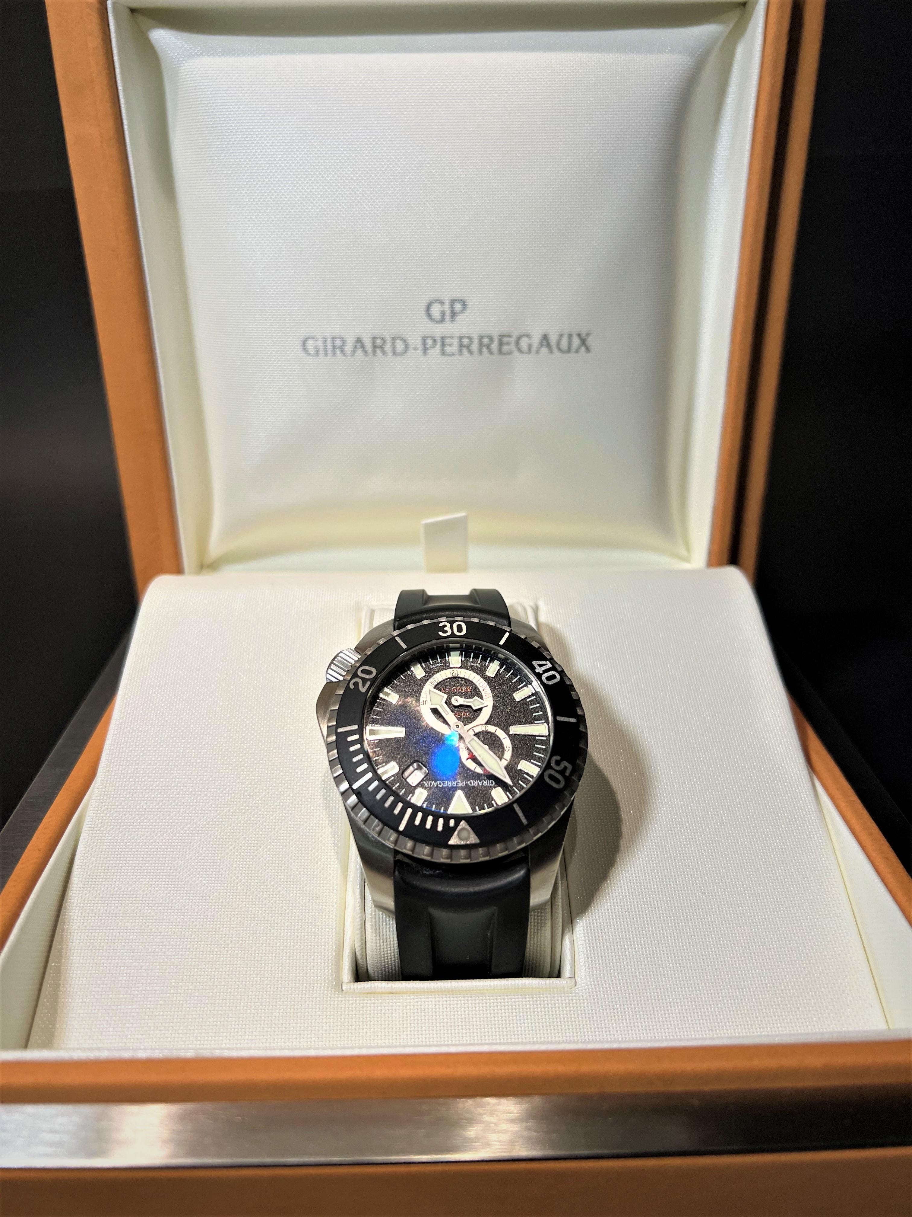 Girard Perregaux Sea Hawk 1000m Wristwatch For Sale 7
