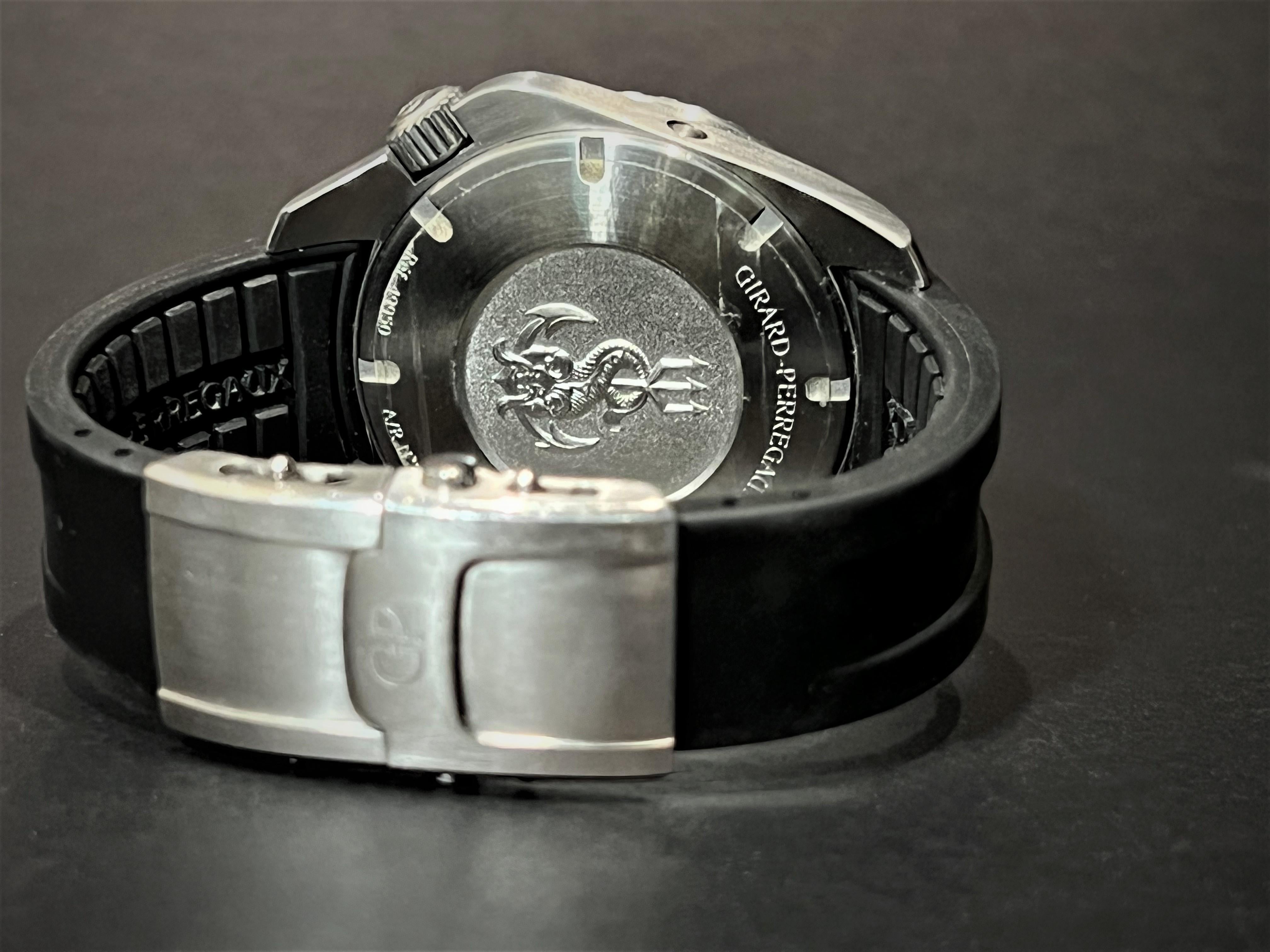 Girard Perregaux Sea Hawk 1000m Wristwatch For Sale 2