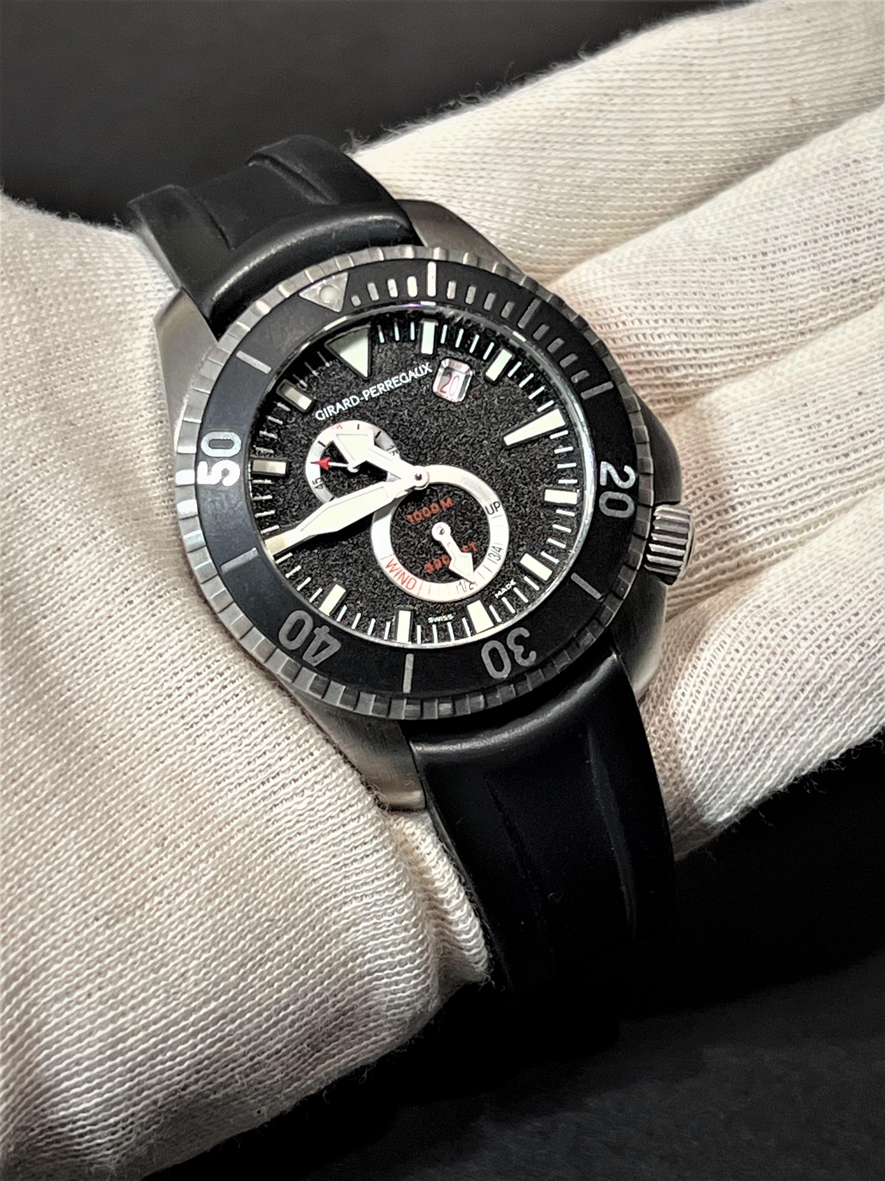 Girard Perregaux Sea Hawk 1000m Wristwatch For Sale 3