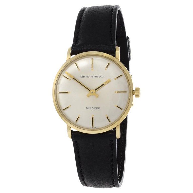Girard Perregaux Sea Hawk Oro Amarillo 14K Viento Manual en venta