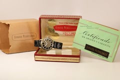 Girard Perregaux Stainless Steel 'Lunar Dot Dial' Model # 9034FH with Box, 1960s