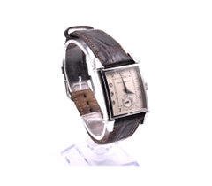 Girard Perregaux Stainless Steel Vintage 1945 Silver Dial Watch Ref. 2593