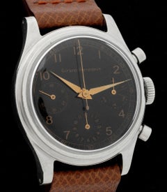 Girard Perregaux Vintage Steel Chronograph Valjoux 72, Swiss 1960s