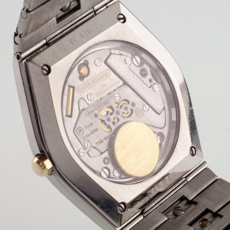 Girard Perregaux TwoTone Equation Soleil Watch with Zodiac Dial 42664 Gold and SS at 1stDibs