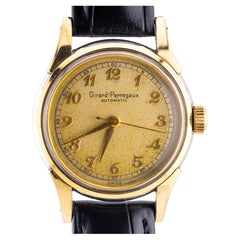 Girard Perregaux Vintage 14 Karat Yellow Gold & Stainless Mens Automatic Watch