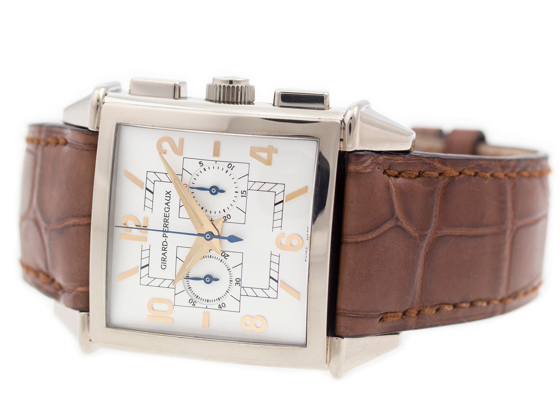 Girard Perregaux Vintage 1945 25820-53-151 In Excellent Condition For Sale In Willow Grove, PA