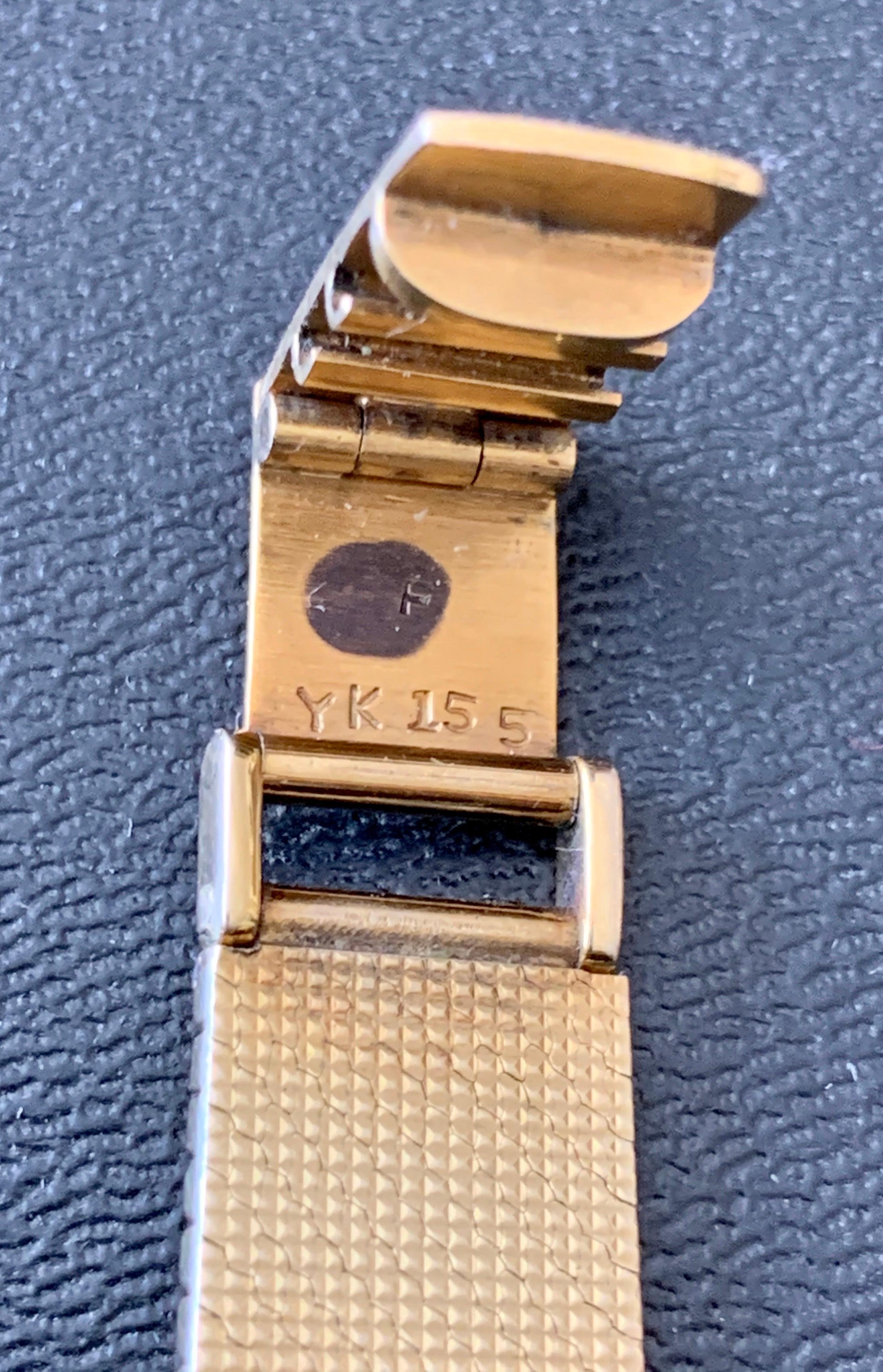 Girard Perregaux Vintage Ladies 18k 750 Yellow Gold & Diamond Watch 1