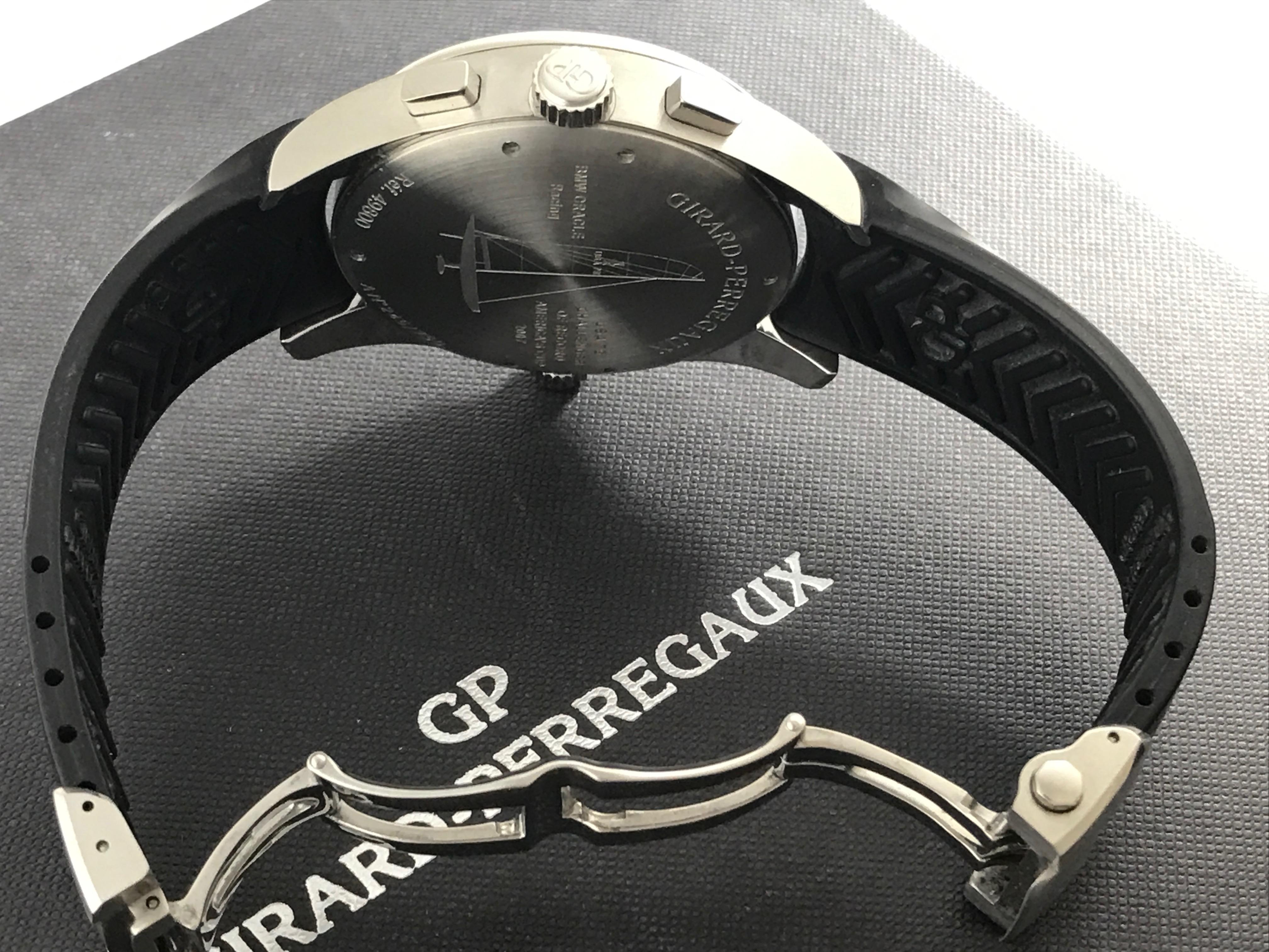 Girard Perregaux World Time Chronograph Ltd Ed BMW Oracle Automatic Wristwatch 3