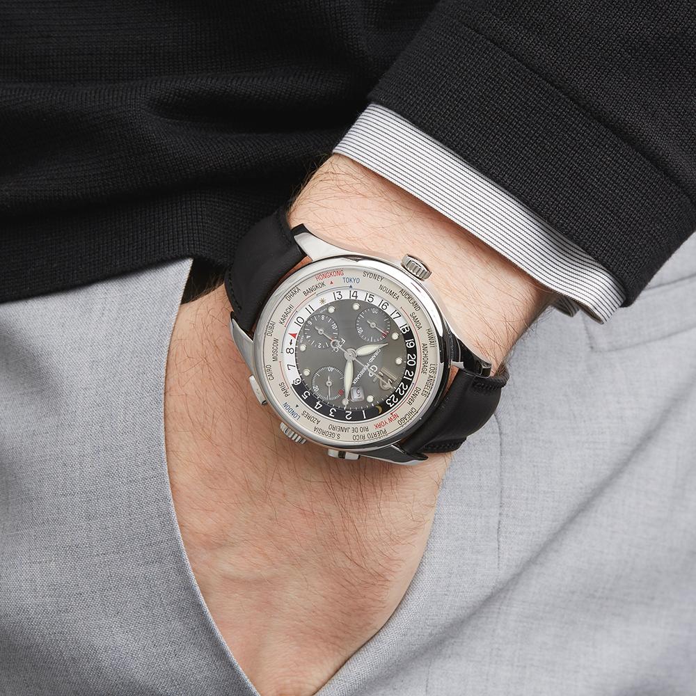 Girard Perregaux WWTC FTC World Time Stainless Steel 49805 Wristwatch 1