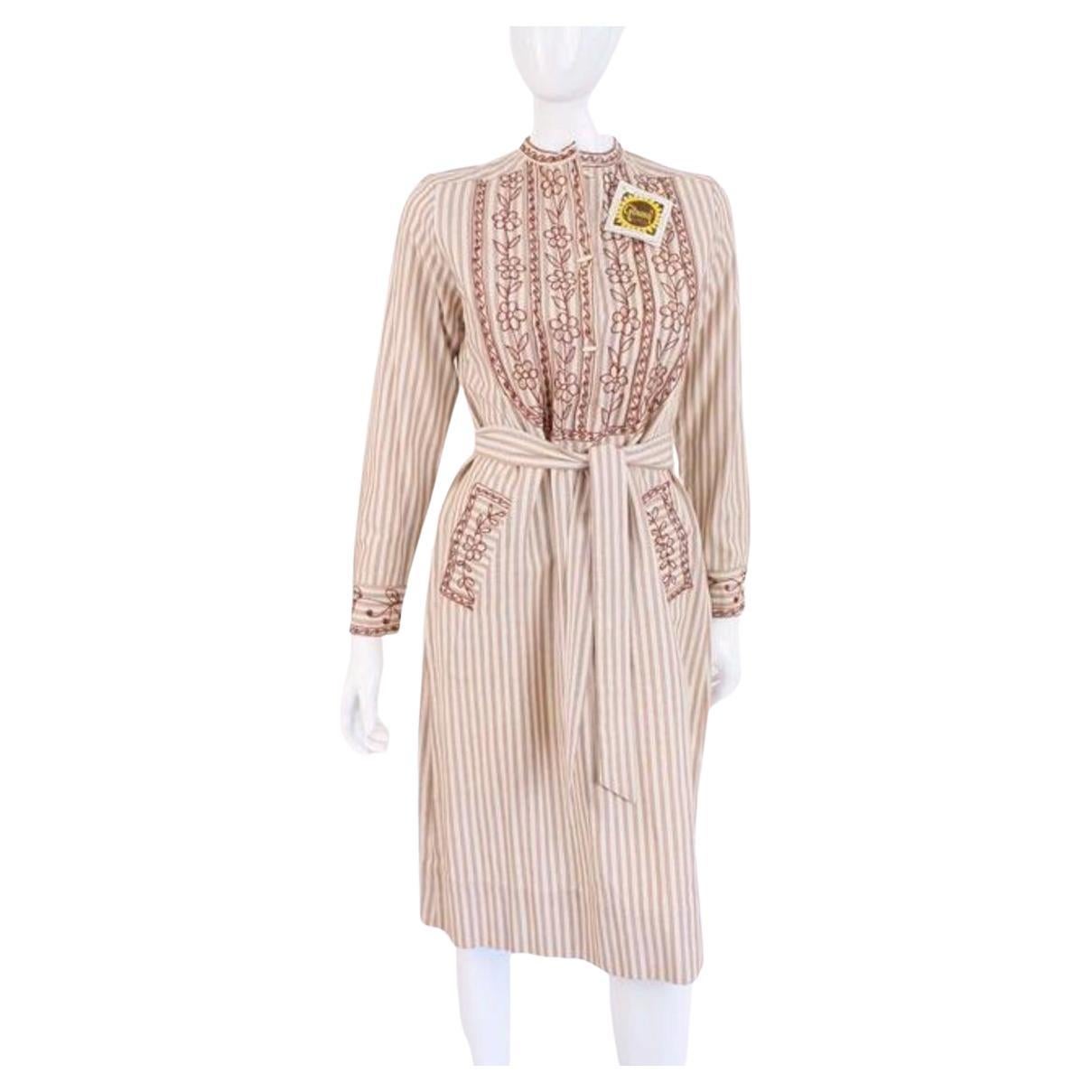 GIRASOL Deadstock Vintage 70's Mexican Dress For Sale