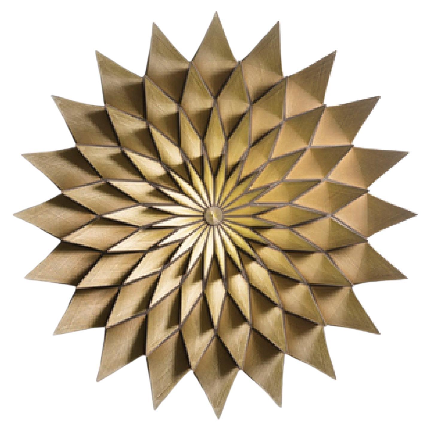 Girasol Threads Large de Piegatto, una escultura textil contemporánea