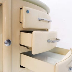Girator rotating dentists cabinet by Leon Martin - Paris, Early 1950's