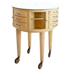 Girator rotating dentists cabinet by Leon Martin - Paris, Early 1950's