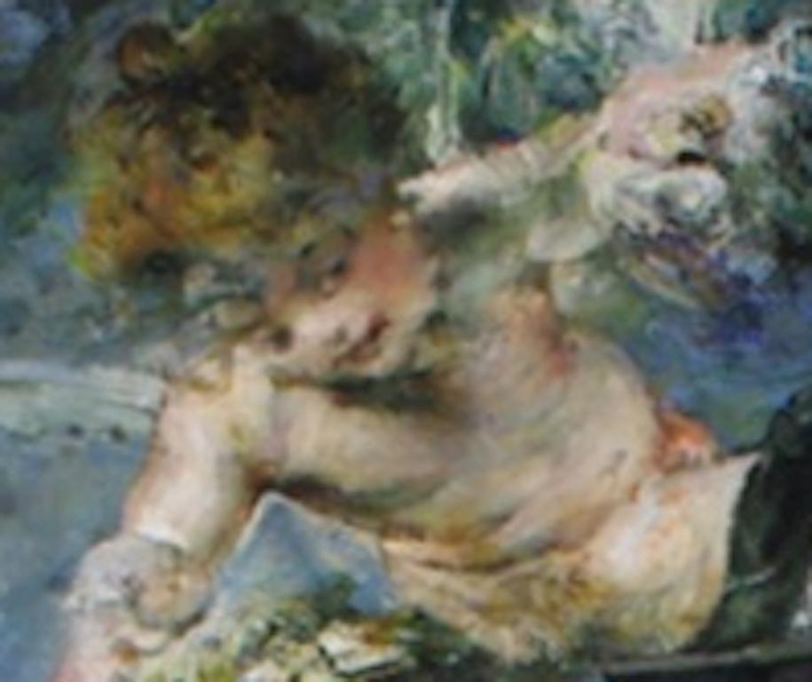 Gemälde (Nach Rubens) (Schwarz), Figurative Painting, von Girbent