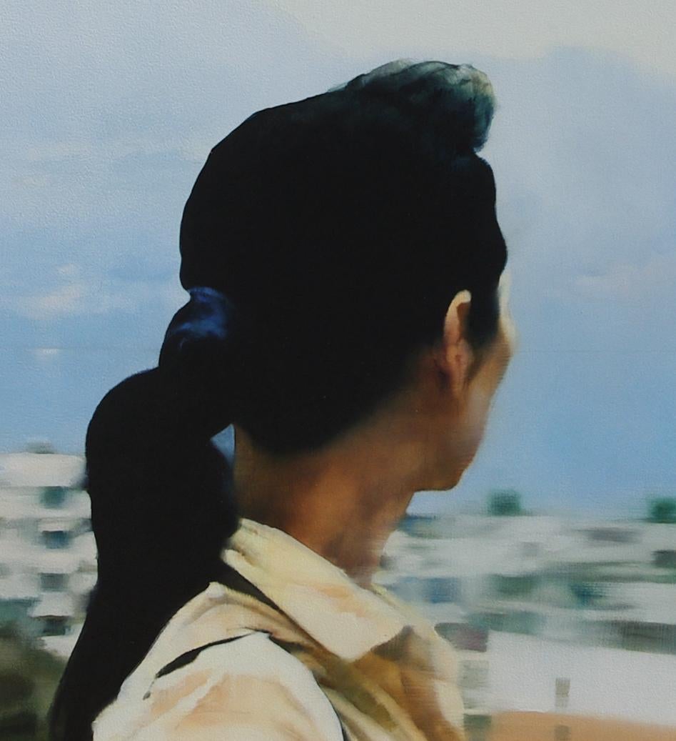 Vista dal balcone - Painting di Girbent