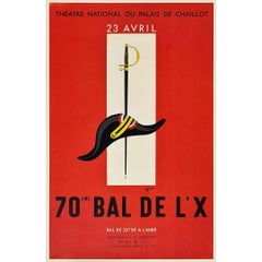 Original poster - 70ème bal de l'X - École Polytechnique