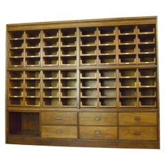 Antique Girl Guides Uniform Storage Cabinet, Circa 1910