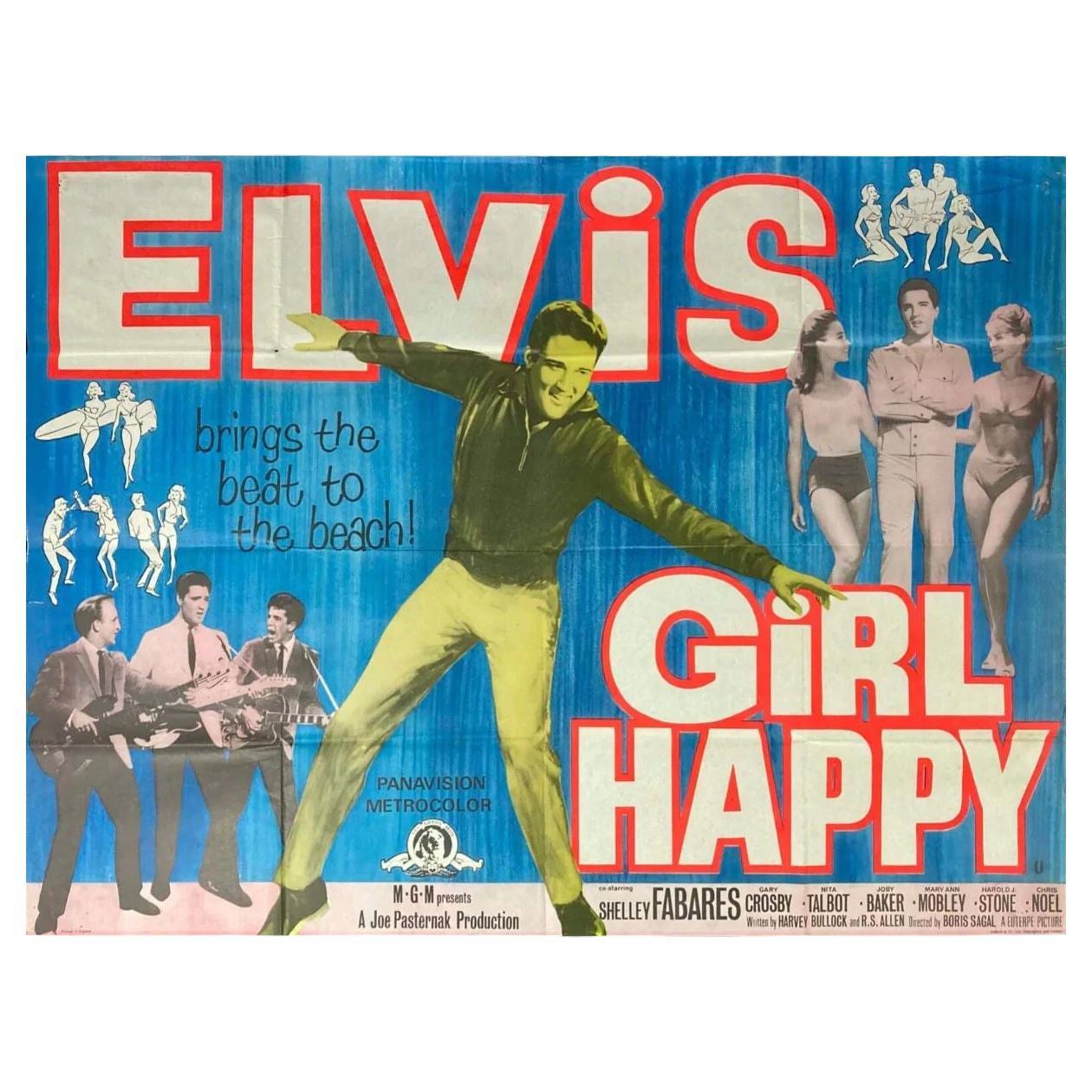Girl Happy, Unframed Poster, 1965 For Sale