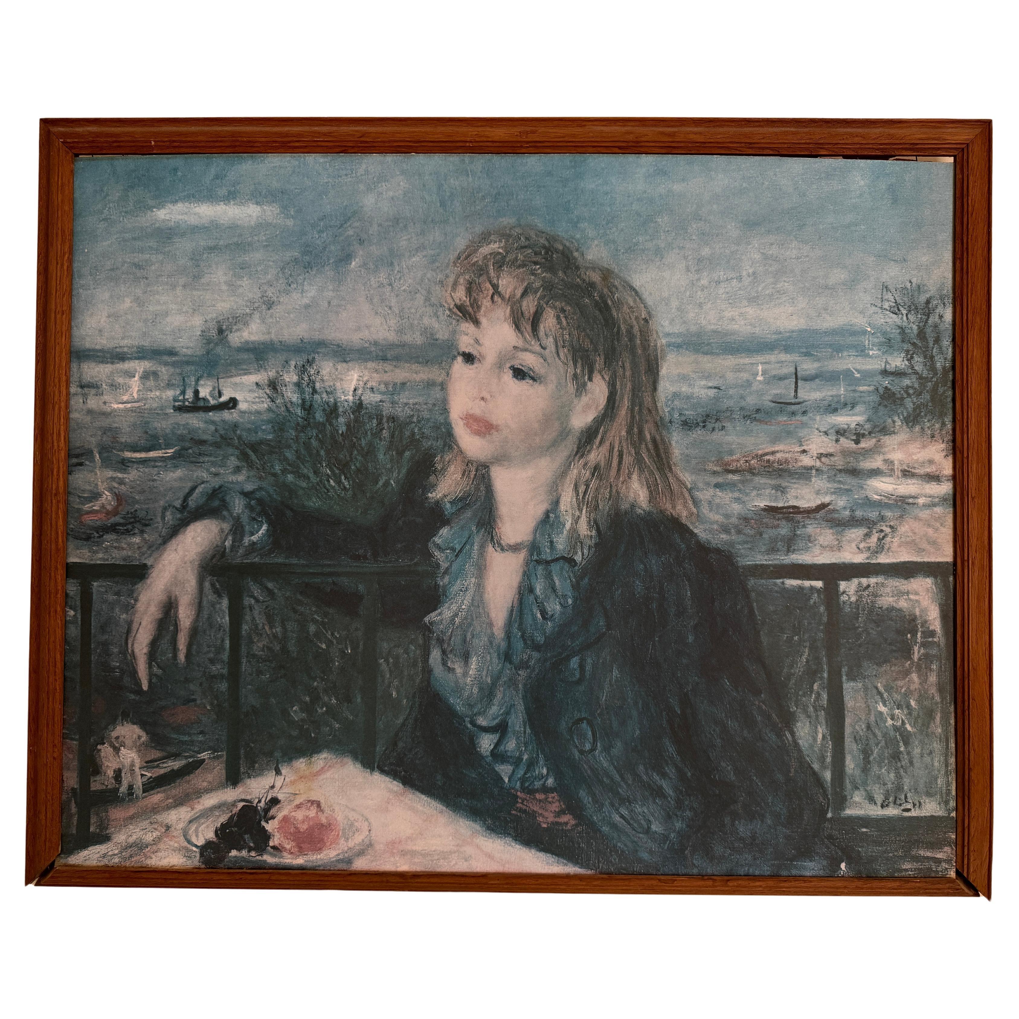 "Girl in Blue" by Robert Philipp (b 1895)
