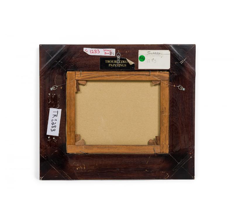 20th Century Girl Interrupted at Her Music Painting For Sale