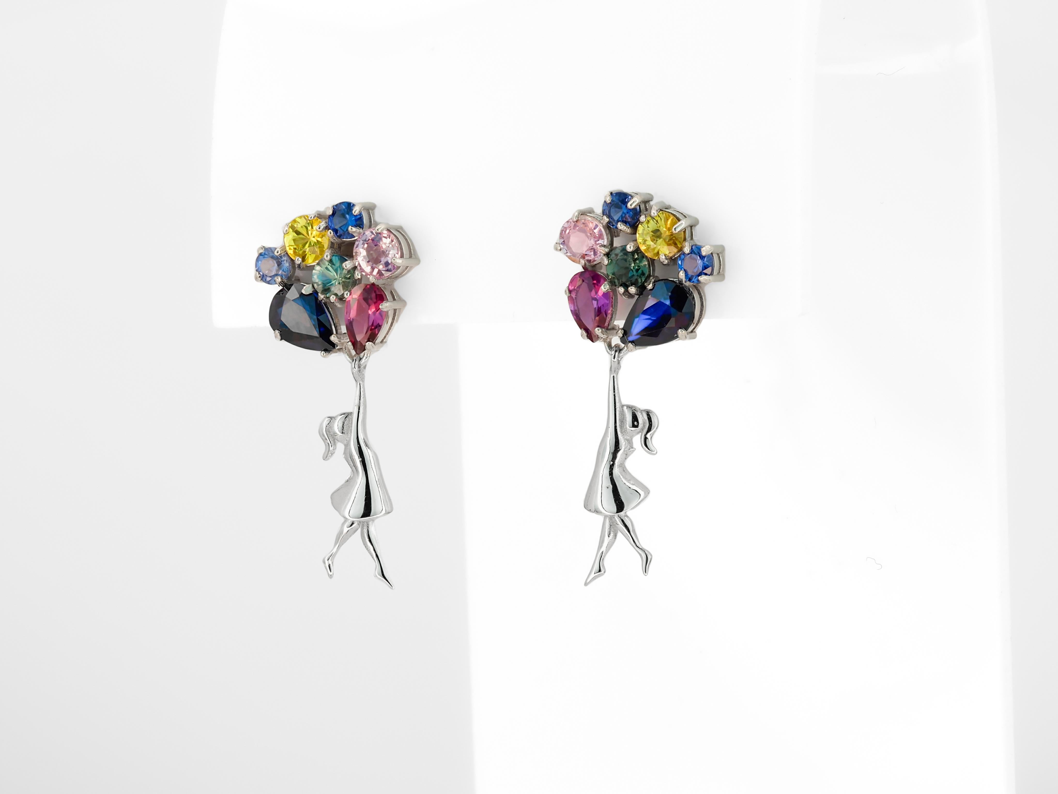 14k gold earrings for girl