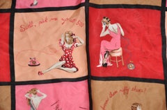 "Girl Talk" Silk Scarf