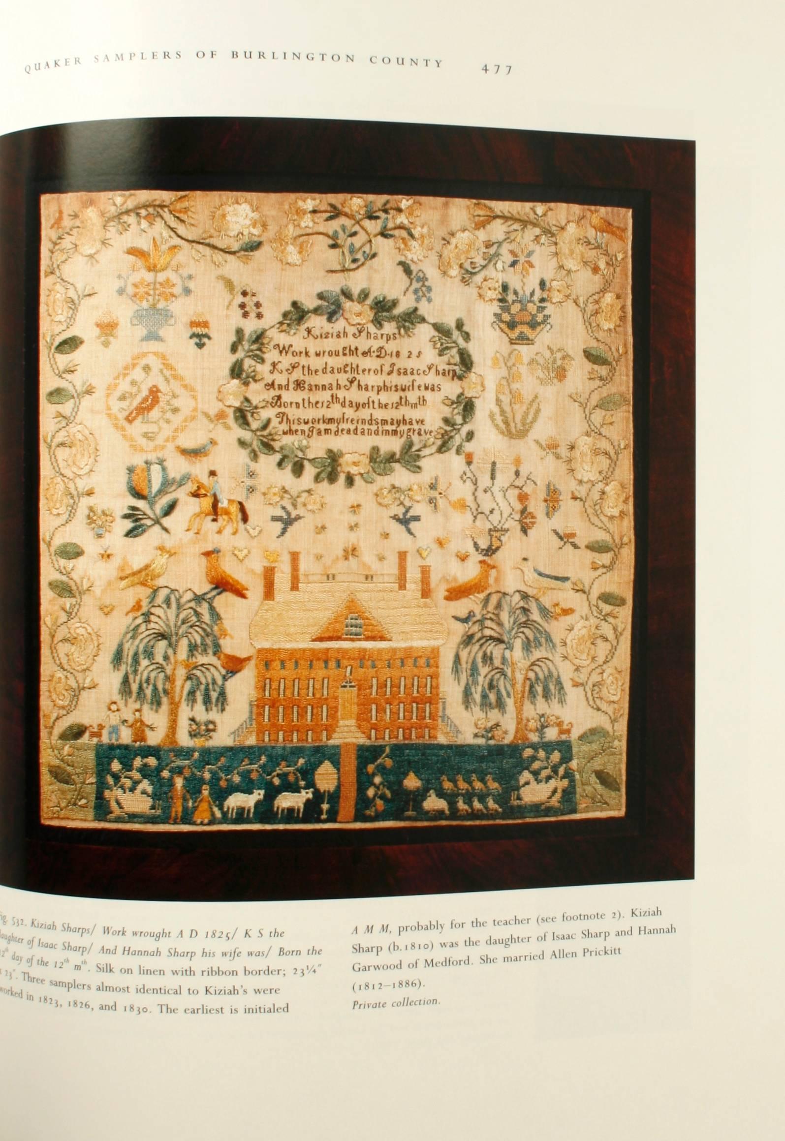 20th Century Girlhood Embroidery, American Samplers and Pictorial Needlework, 1650-1850 For Sale