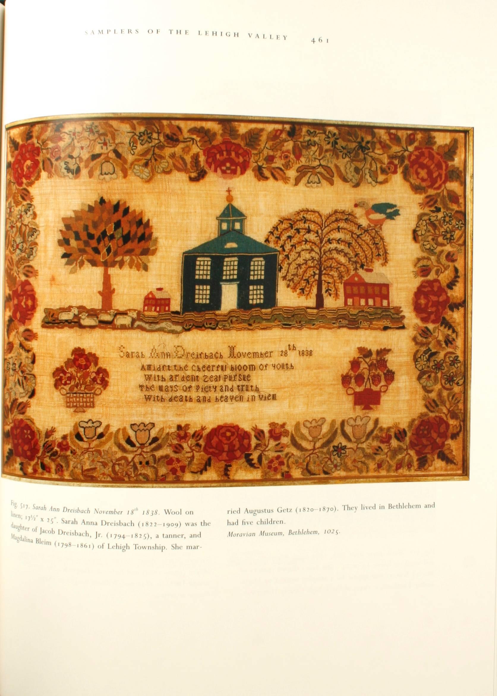 Paper Girlhood Embroidery, American Samplers and Pictorial Needlework, 1650-1850 For Sale