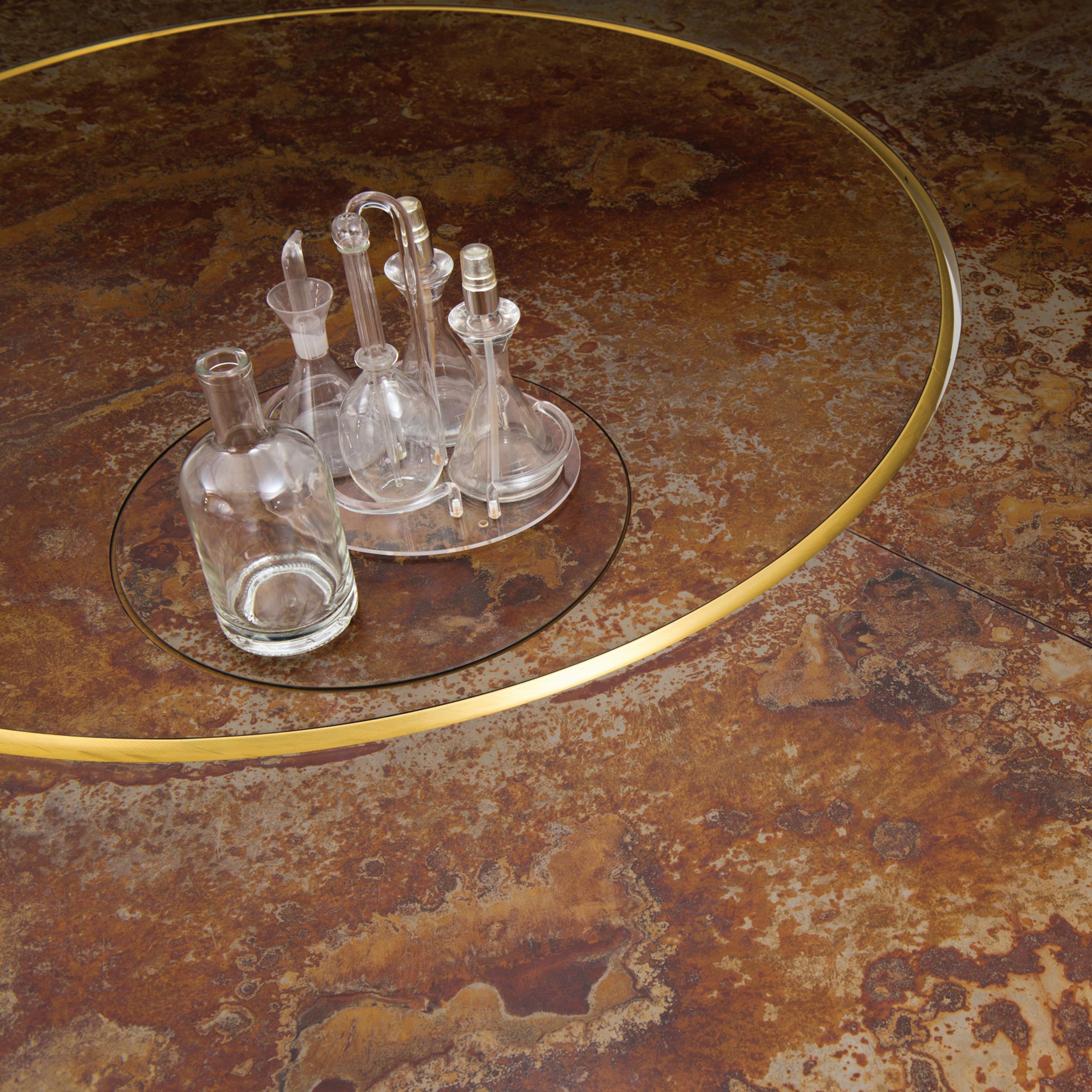 rotating dining table top