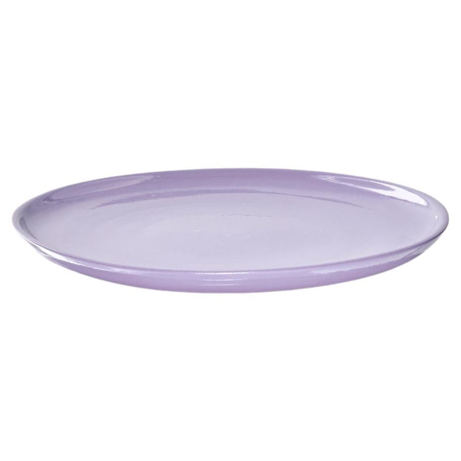 GIRO, Julie Richoz, Set of 6 Lilac Ceramics Dining Plates For Sale