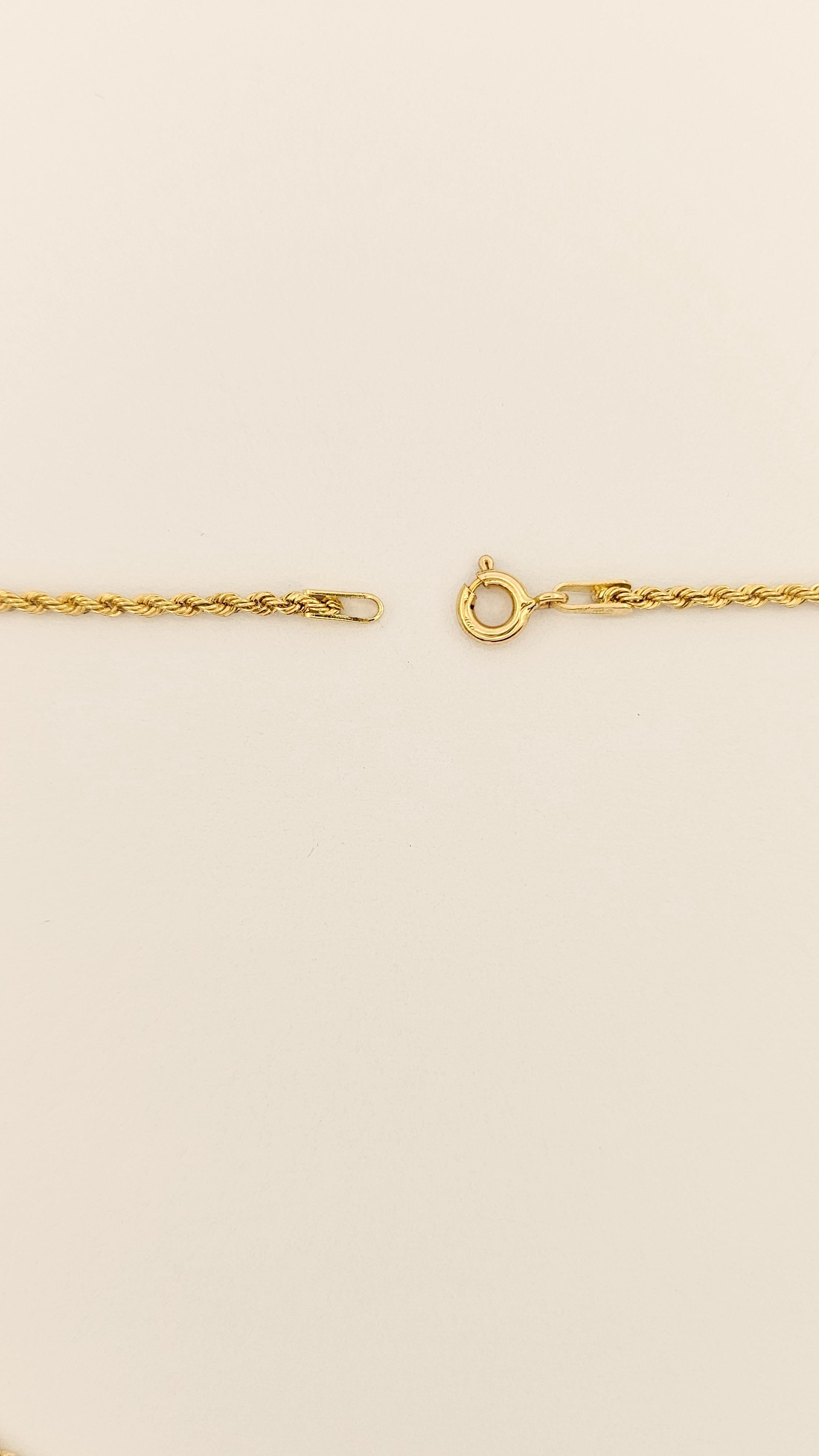 Brilliant Cut 18Kt Gold Necklace, with Heart Pendant in Diamonds and Blue Sapphires For Sale
