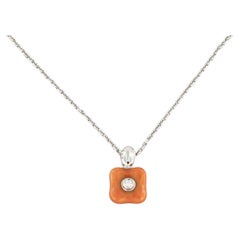 Girocollo La Nouvelle Bague in oro, smalto e diamante.