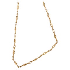 Satin 18k Yellow Gold "Nodini" Sacks Necklace
