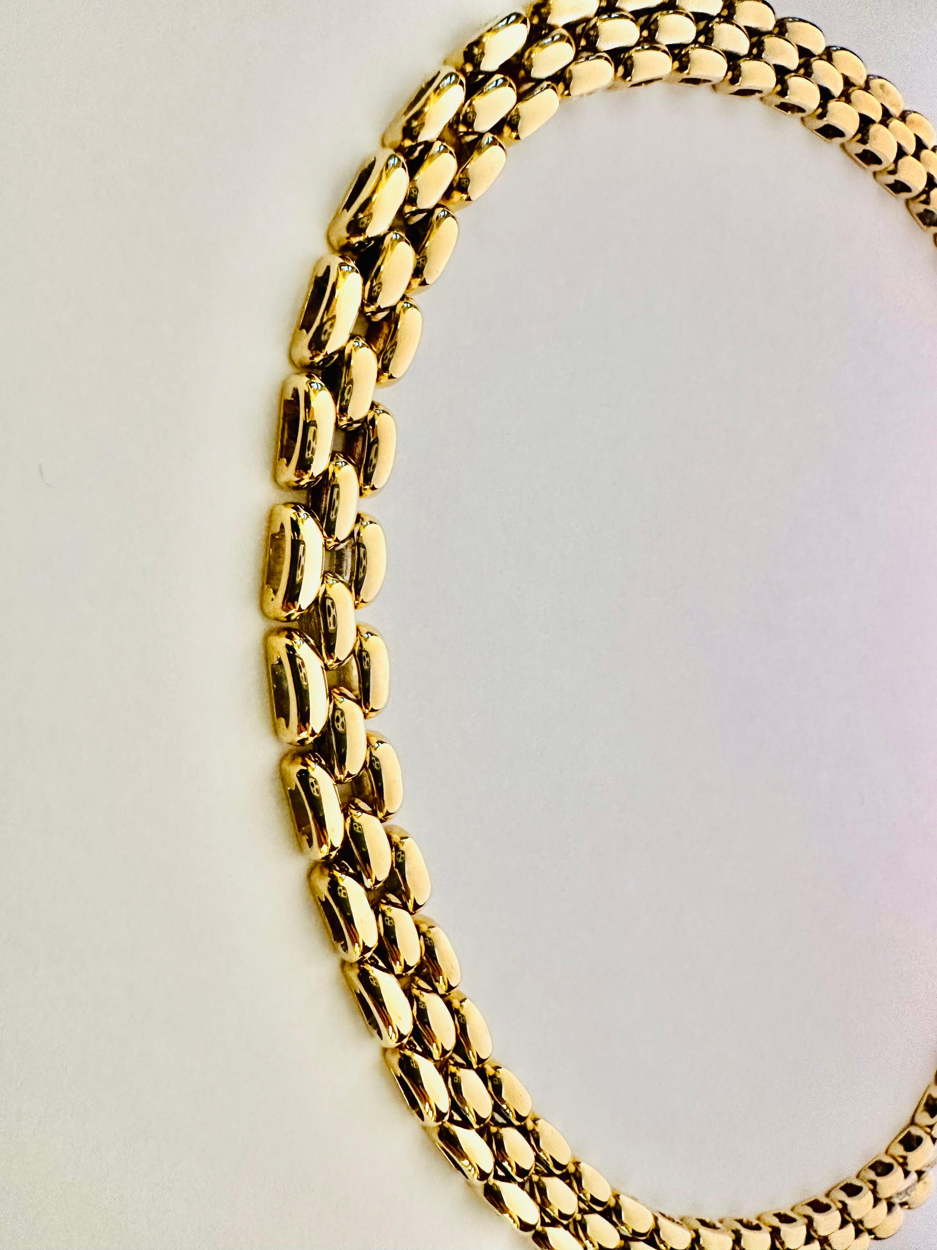 Girocollo Panthère in Oro 18 kt e Diamanti – Raffinatezza e Carisma in vendita 10
