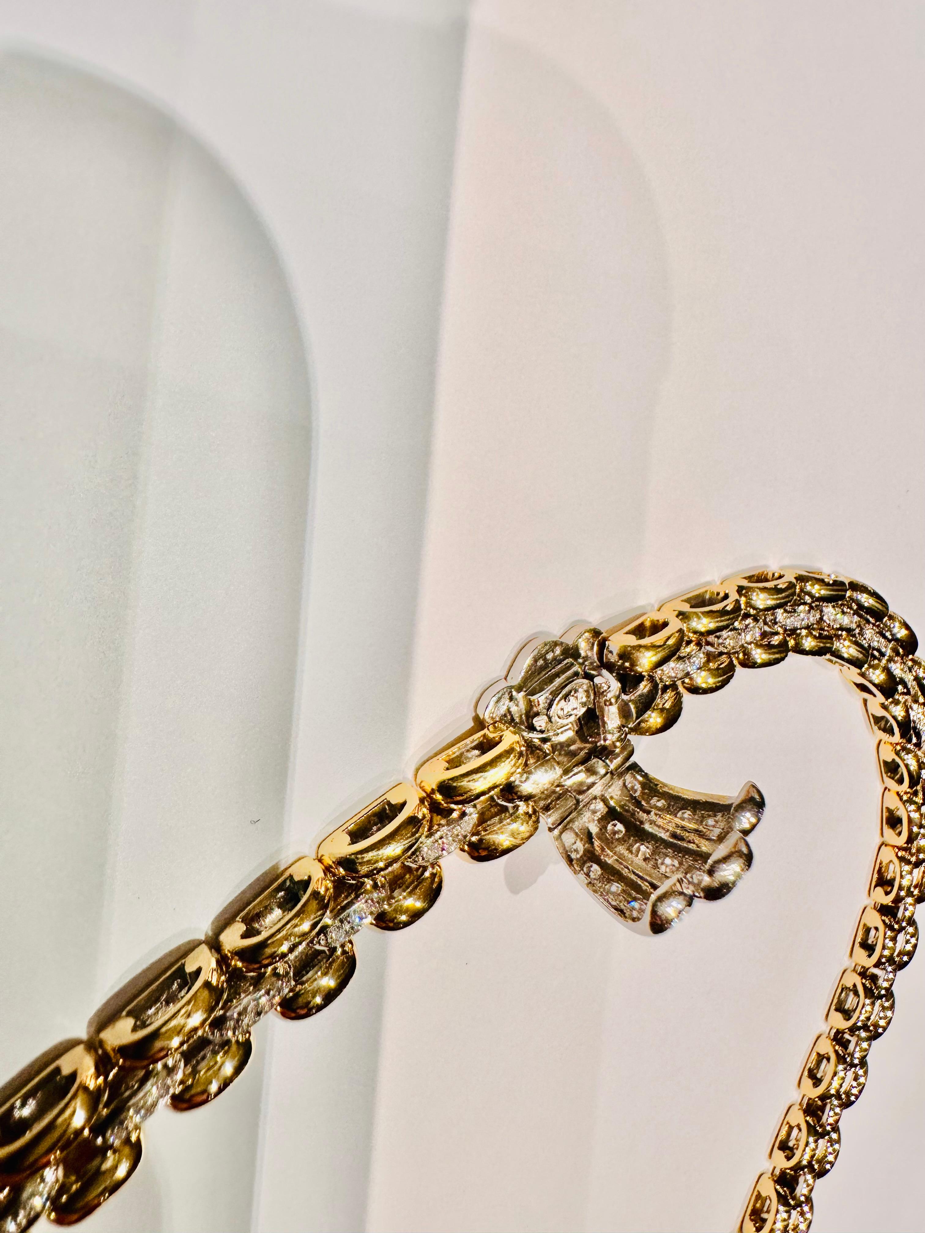 Girocollo Panthère in Oro 18 kt e Diamanti – Raffinatezza e Carisma in vendita 5