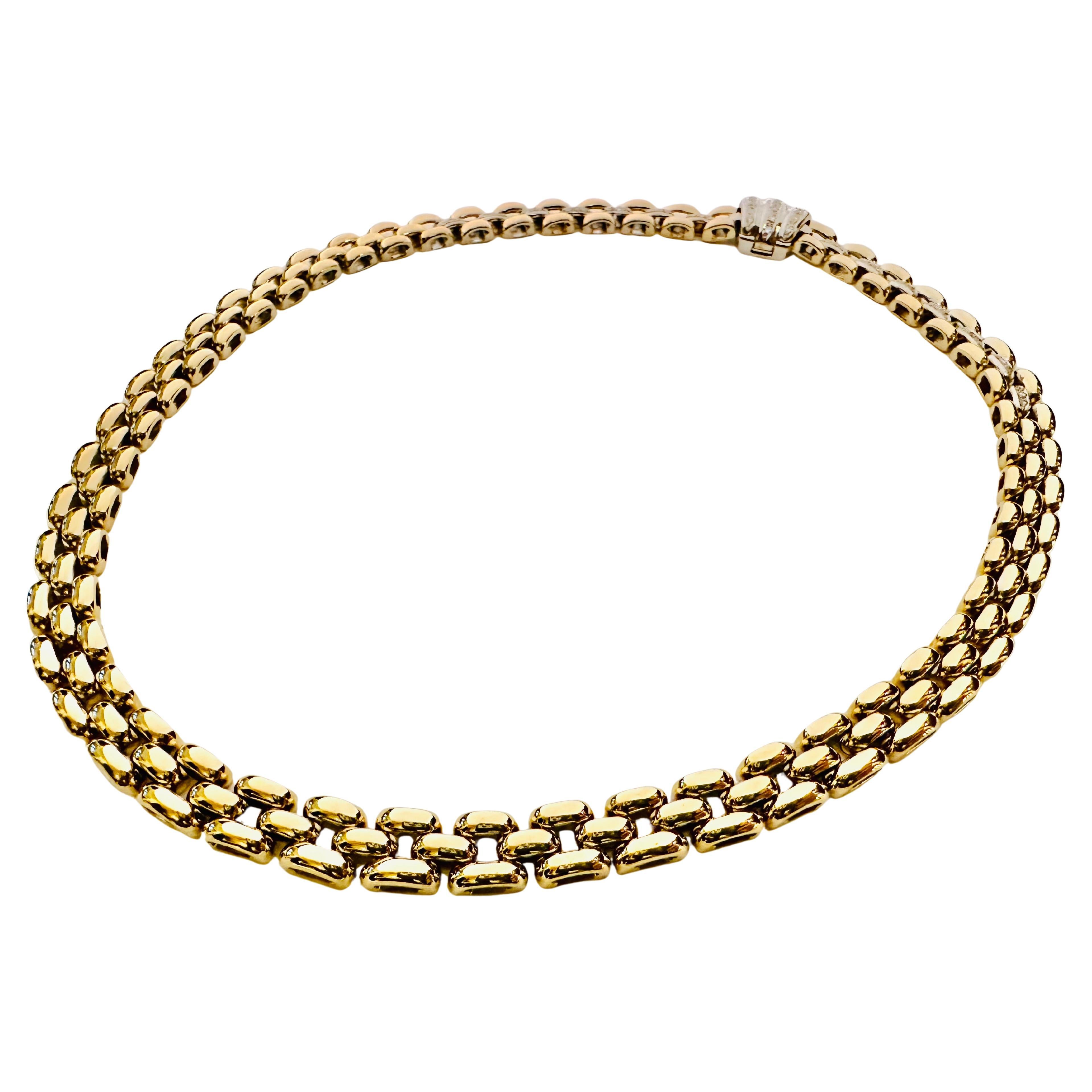 Girocollo Panthère in Oro 18 kt e Diamanti – Raffinatezza e Carisma in vendita