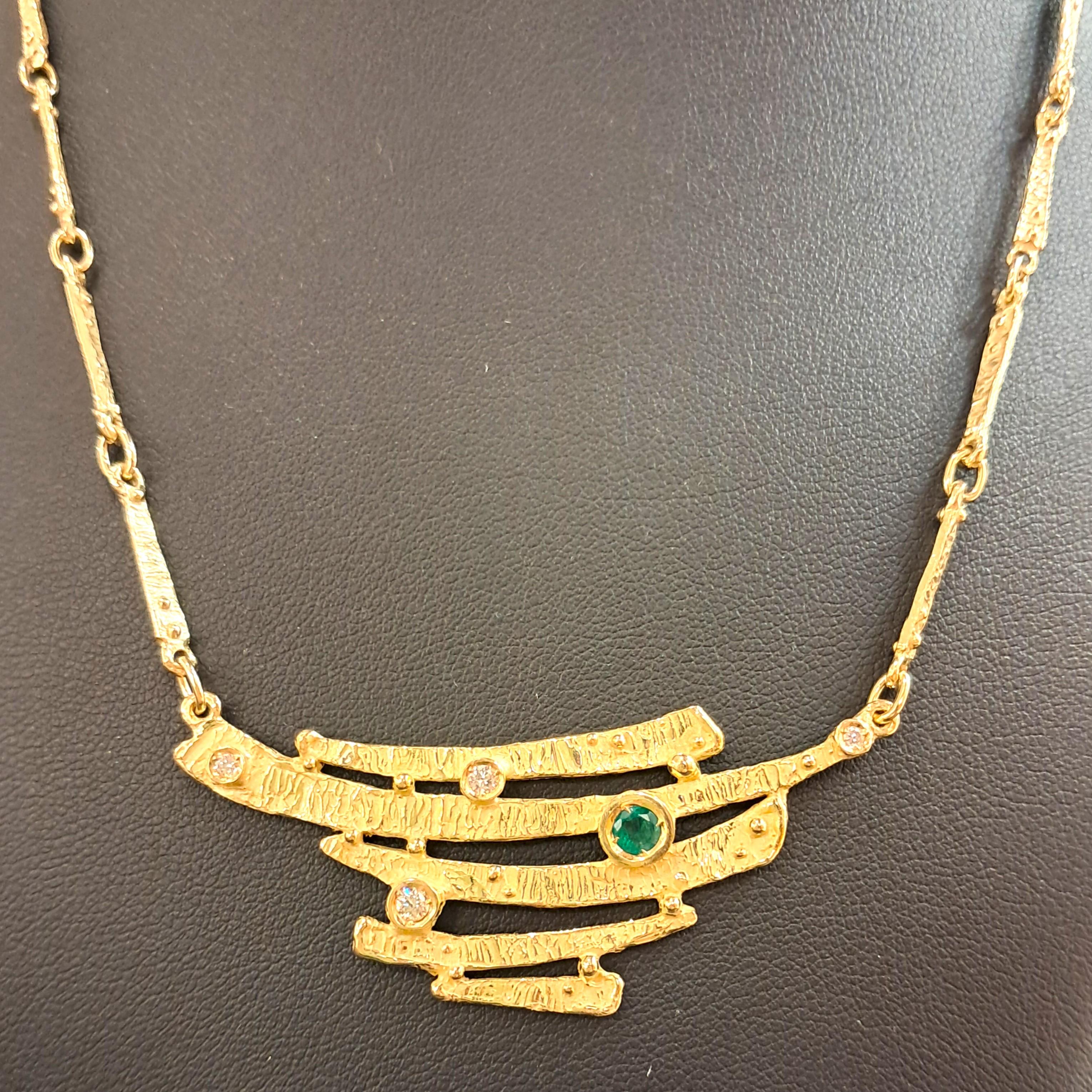 Taglio brillante Girocollo Sacchi in Oro 18K Collezione 
