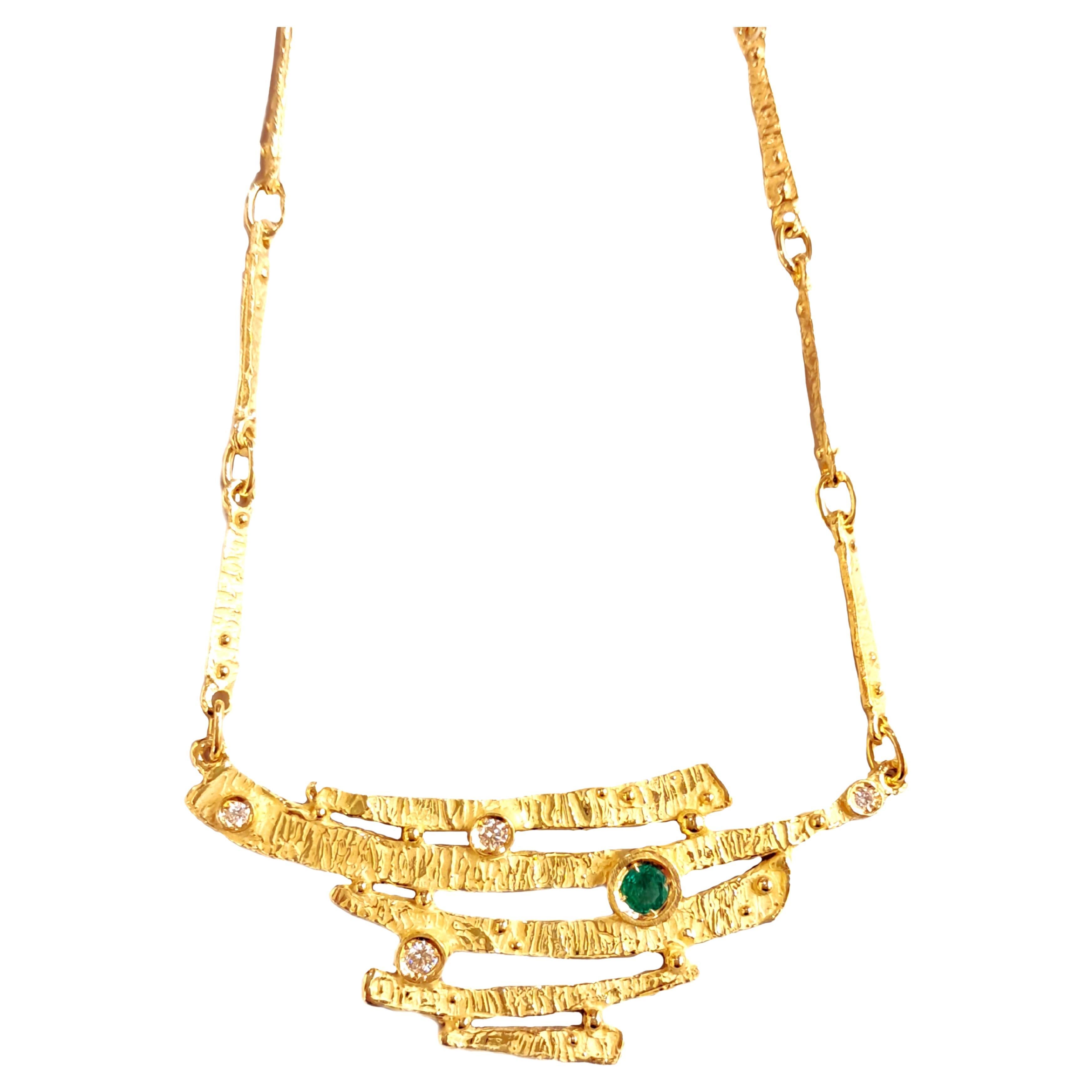 Girocollo Sacchi in Oro 18K Collezione "Steps" in vendita