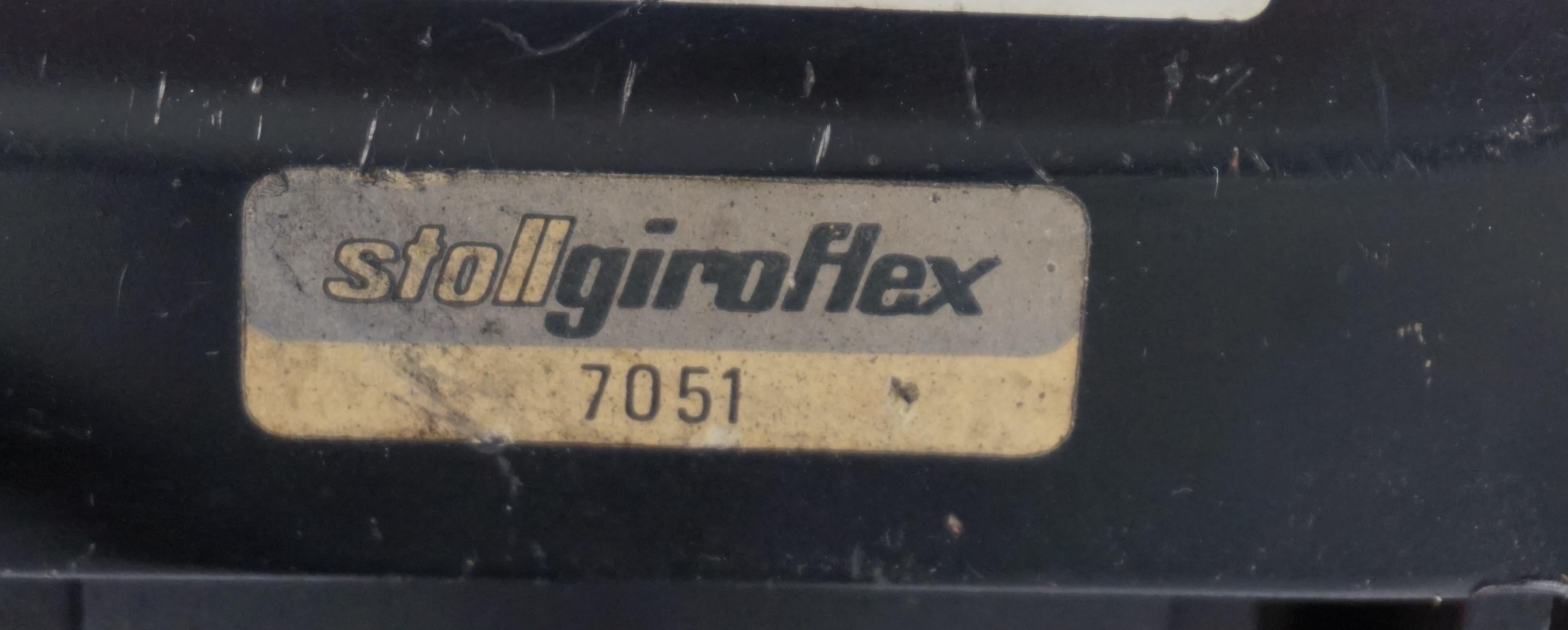 Silla de oficina de piel Giroflex 7051 de Martin Stoll, 1960 7