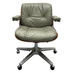 Chaise de bureau Giroflex Pasal en cuir