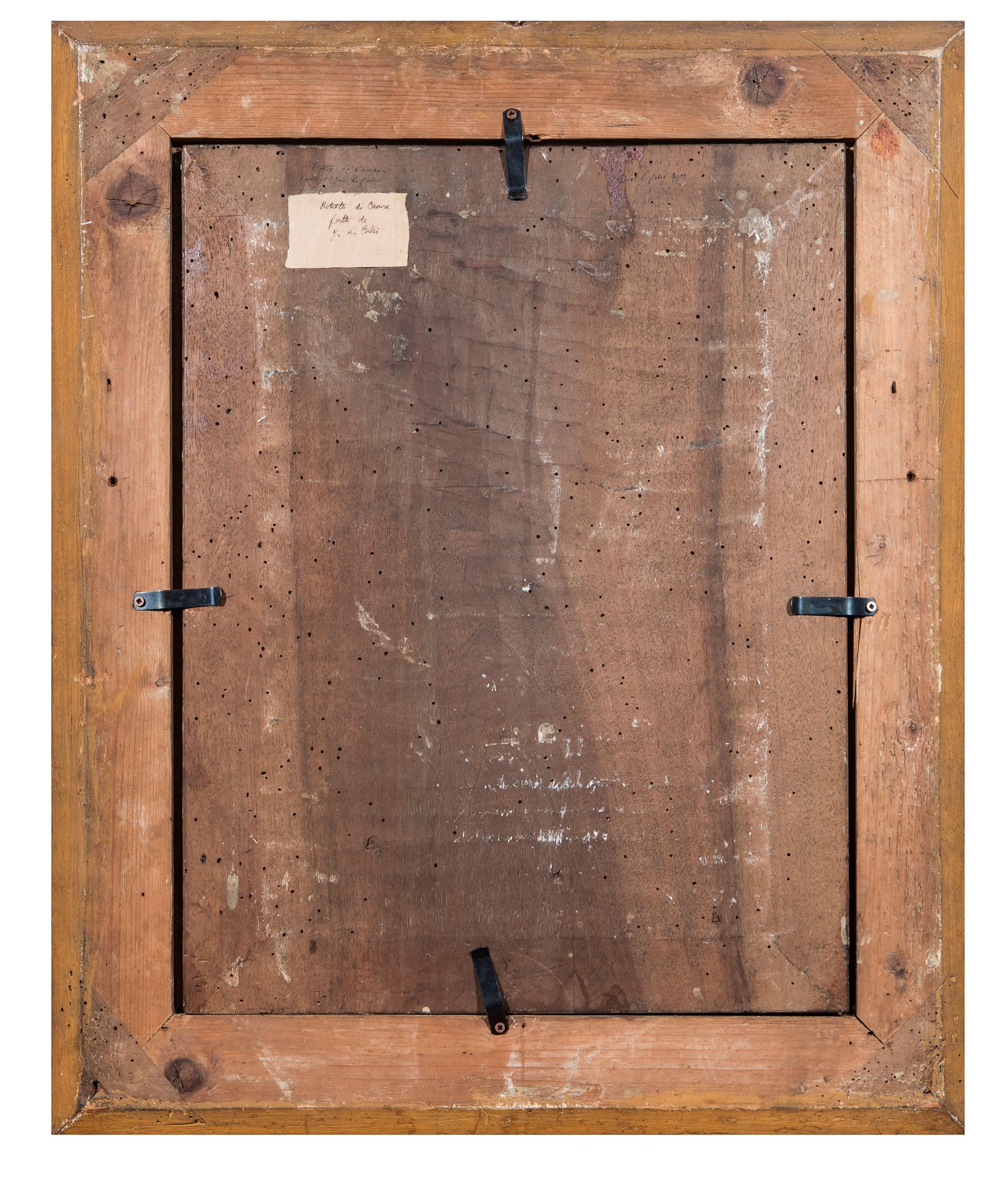 Oiled Girolamo Calvi (Milano, 1791 – 1872)  